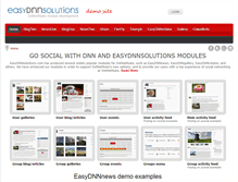 Tablet Screenshot of demo.easydnnsolutions.com